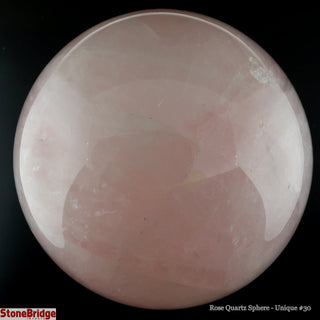 Rose Quartz Sphere U#30 - 4 3/4"    from The Rock Space