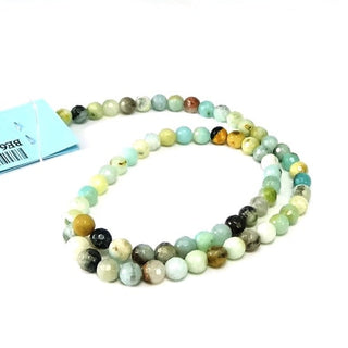 Amazonite Mixed Colours Faceted - Round Strand 15" - 8mm    from The Rock Space