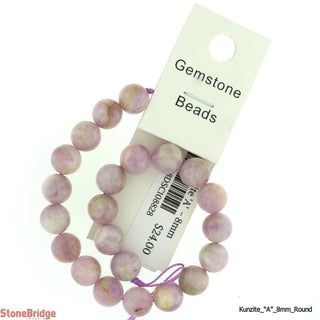 Kunzite A - Round Strand 15" - 6mm    from Stonebridge Imports