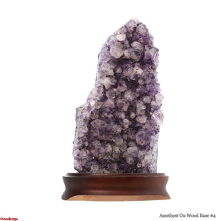 Amethyst On Wood Base #4    from The Rock Space