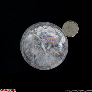 Clear Quartz A Sphere - Extra Small #3 - 2"    from The Rock Space