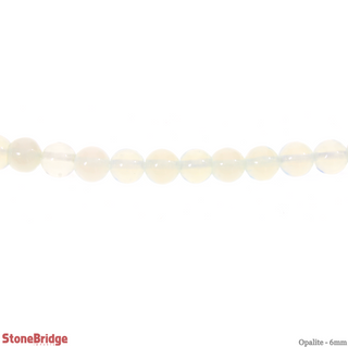 Opalite - Round Strand 15" - 6mm    from The Rock Space