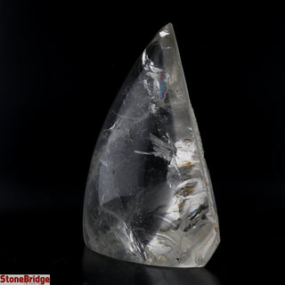 Clear Quartz Flame Sculpture U#8 - 4"    from The Rock Space