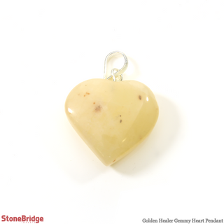 Golden Healer Gemmy Heart Pendant    from The Rock Space