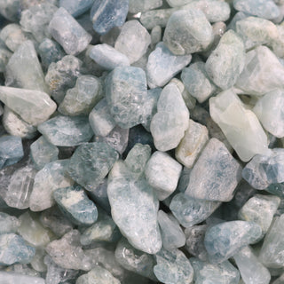 Aquamarine A Tumbled Stones - Semi Polished    from The Rock Space