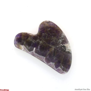 Amethyst Chevron Gua Sha Board Facial Tools    from The Rock Space