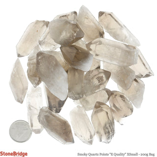 Smoky Quartz Points A XSmall - 500g Bag    from The Rock Space