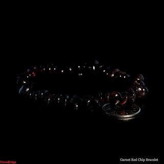 Garnet Bead Bracelet