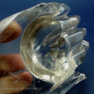 Clear Quartz Carving Hand & Sphere U#4    from The Rock Space