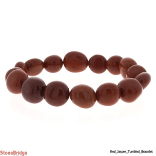 Red Jasper Tumbled Bracelets    from The Rock Space