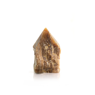 Calcite Golden Cut Base, Polished Point Tower #4    from The Rock Space