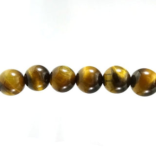 Tiger Eye E - Round Strand 15" - 8mm from The Rock Space