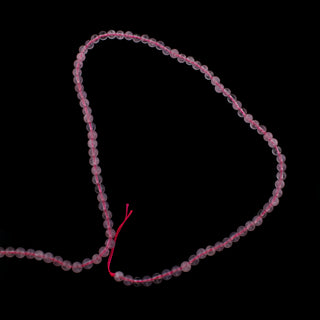 Rose Quartz - Round Strand 15" - 4mm    from Stonebridge Imports