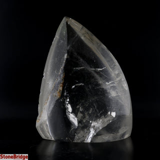 Clear Quartz Flame Sculpture U#8 - 4"    from The Rock Space