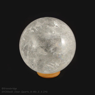 Clear Quartz B Sphere - Medium #2 - 2 3/4"    from The Rock Space