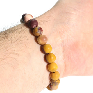 Mookaite Jasper Bead Bracelet from The Rock Space