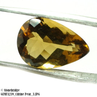 Citrine Gemstone - Pear Cut    from Stonebridge Imports