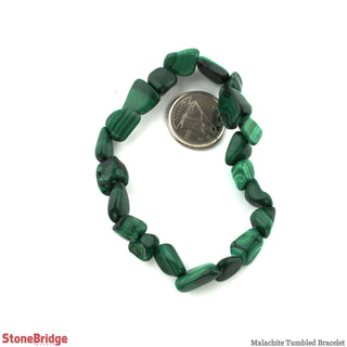 Malachite Tumbled SM Bracelet from The Rock Space