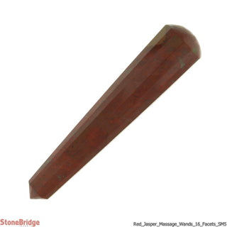 Red Jasper Pointed Massage Wand - Small #3 - 3 1/2" to 4 1/2"    from Stonebridge Imports