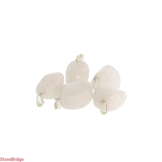 White Quartz Tumbled Pendants - 5 Pack    from The Rock Space