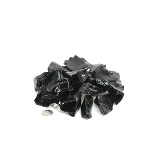 Obsidian Black Chips - 500g from The Rock Space