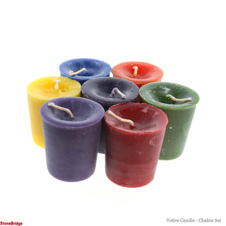 Votive Candle - Chakra Set    from The Rock Space