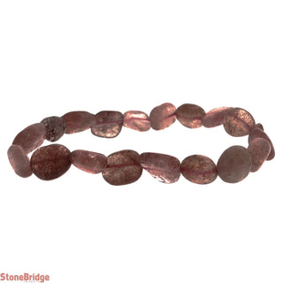 Cherry Quartz (Dyed) Tumbled Bracelets    from The Rock Space