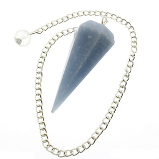 Angelite Pendulum 6 Facets & Bead from The Rock Space