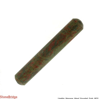 Unakite Round Pointed Massage Wand - Medium #3 - 4" to 5"    from The Rock Space