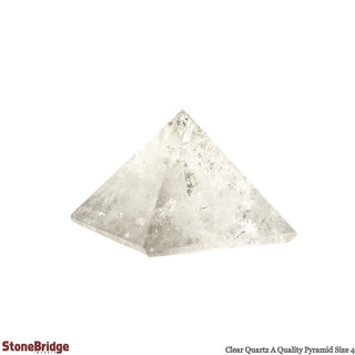 Clear Quartz A Pyramid #4 - 2" to 2 1/4"    from The Rock Space