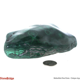 Malachite Free Form U#34 - 4 3/4"    from The Rock Space