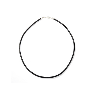 Black Leather Necklace Cords - 15" Long    from The Rock Space