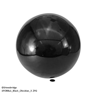 Black Obsidian Sphere - Small #2 - 2 1/4"    from The Rock Space