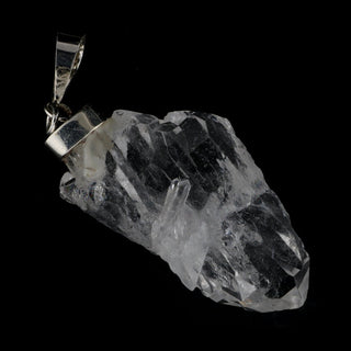 Tabby Quartz Sterling Silver Pendant - 1 2/3" to 2 3/4"    from Stonebridge Imports