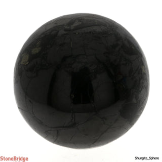 Shungite Sphere - Medium #2 - 2 3/4"    from The Rock Space