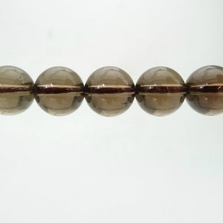 Smoky Quartz - Round Strand 15" - 4mm    from The Rock Space