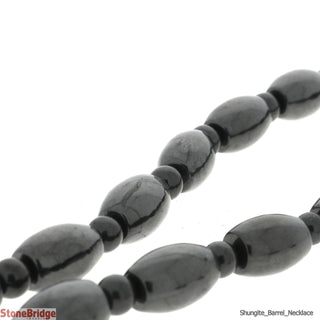 Shungite Strand - Barrel - 18" Long    from The Rock Space