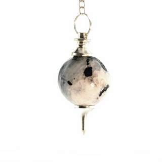 Ball & Point - Rainbow Moonstone Pendulums    from The Rock Space