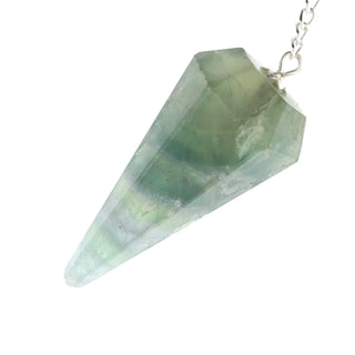 Purple and Green Fluorite Pendulum 6 Facet & Bead - 3 Pack from The Rock Space