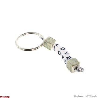 Keychain ��� Beads L.O.V.E.    from Stonebridge Imports