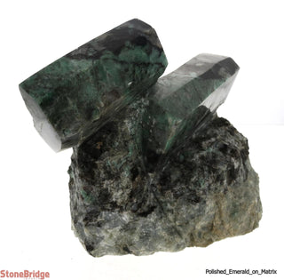 Polished Emerald on Matrix - U8    from The Rock Space