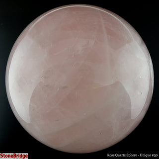 Rose Quartz Sphere U#30 - 4 3/4"    from The Rock Space