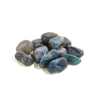 Agate Teal B Tumbled Stones    from The Rock Space