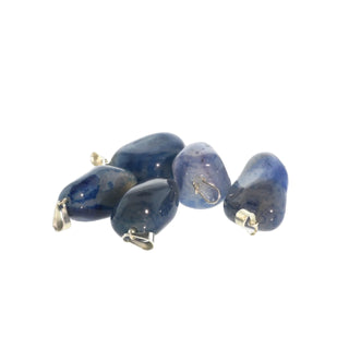 Agate Blue Tumbled Pendants - 5 Pack from The Rock Space