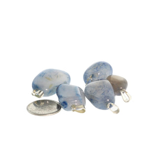 Agate Blue Tumbled Pendants - 5 Pack    from The Rock Space