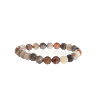 Agate Botswana Round Bracelet - 8mm from The Rock Space