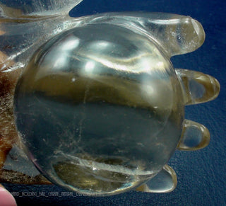 Clear Quartz Carving Hand & Sphere U#3    from The Rock Space