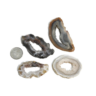 Agate Geode Slices - 4 Pack    from The Rock Space