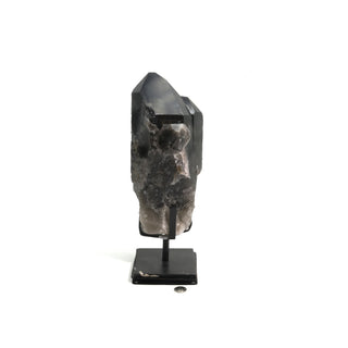 Smoky Quartz Cluster on Iron Stand U#37 from The Rock Space