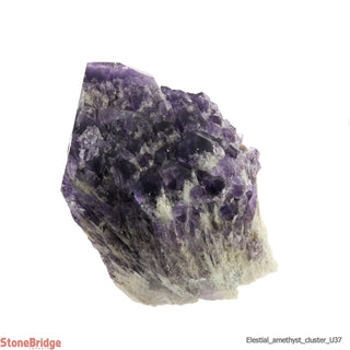 Amethyst Elestial Quartz Cluster U#37 - 8 1/2"    from Stonebridge Imports